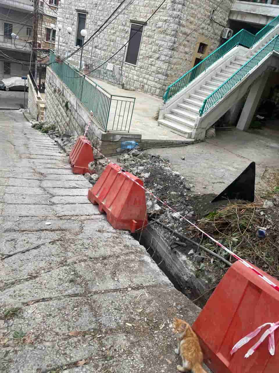 اصلاح و اعادة تأهيل قناة مياه النبع وصلة من طريق ال نصار الى طريق ال بو شبل