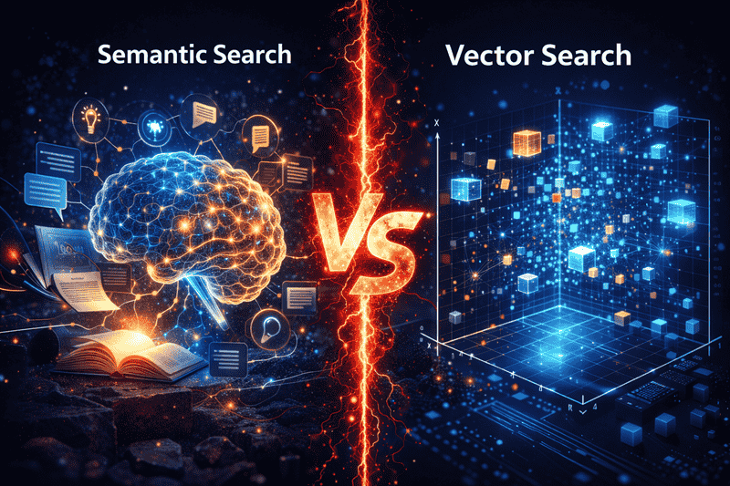 Semantic Search vs. Vector Search: What’s the Real Difference?