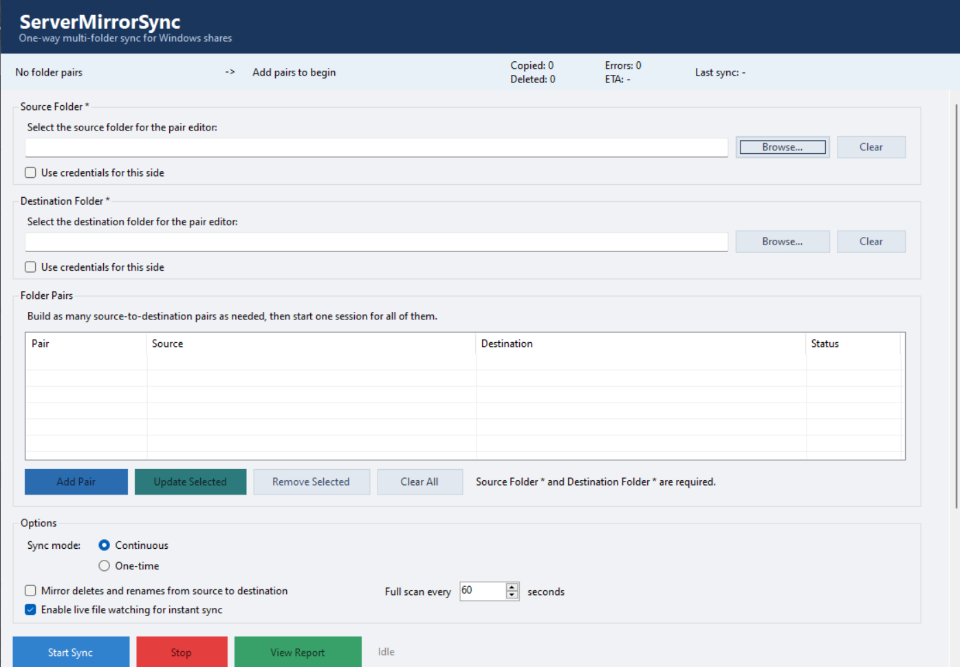 Mirror Sync screenshot 1